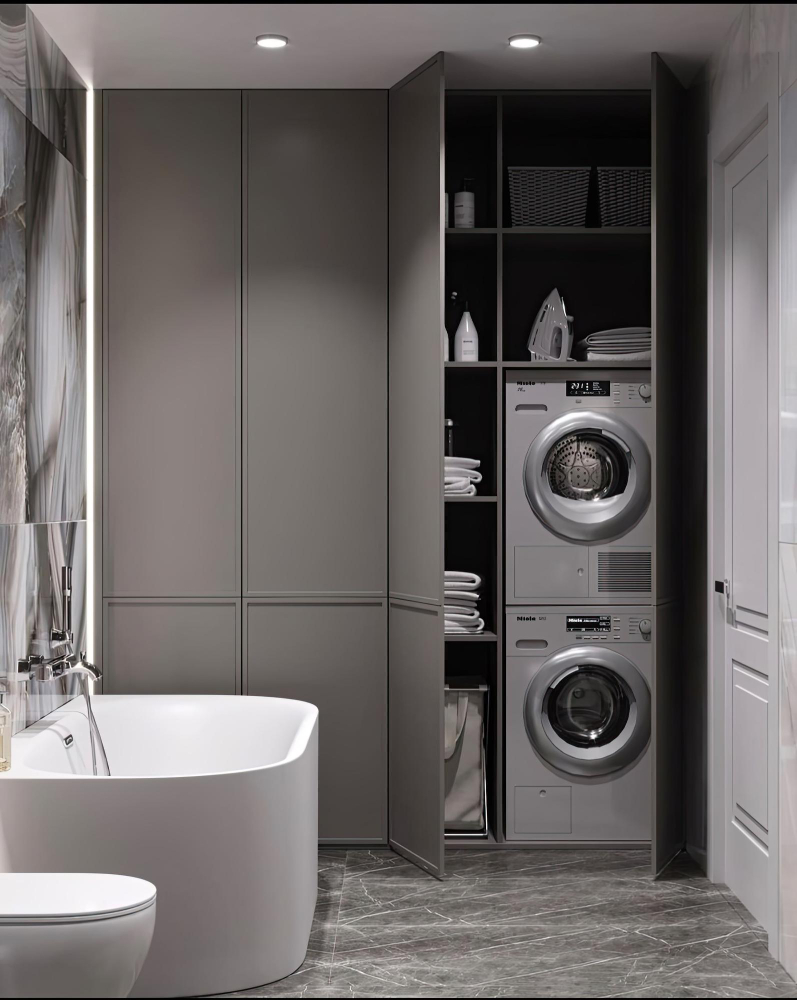 איך מתבצעת התקנת מסתורי כביסה מעוצבים